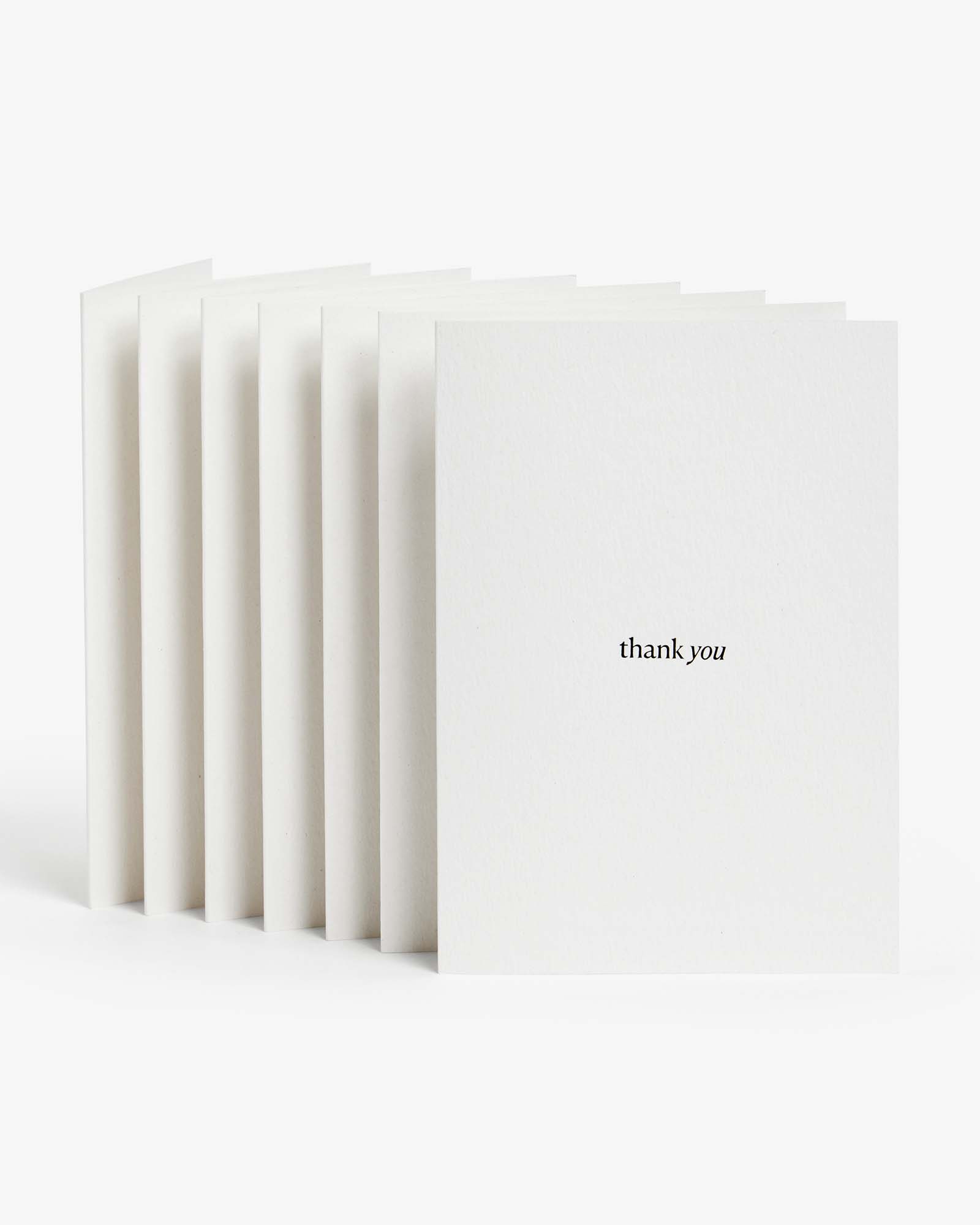  Thank You Occasion Cards - Thank You by Intelligent Change Intelligent Change Perfumarie