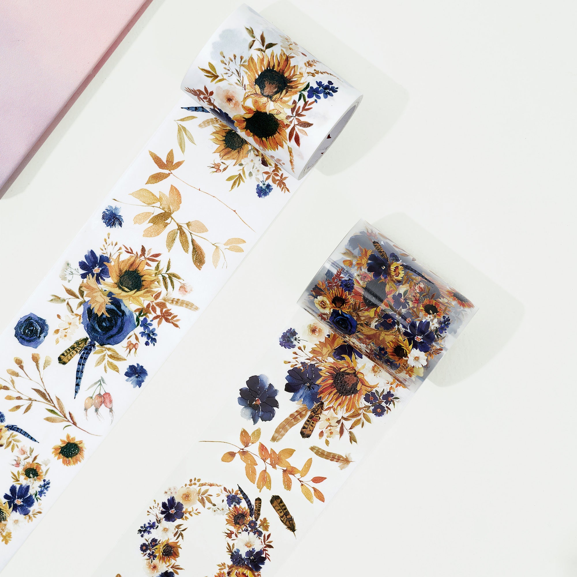  Sunflower & Navy Wide Washi / PET Tape by The Washi Tape Shop The Washi Tape Shop Perfumarie