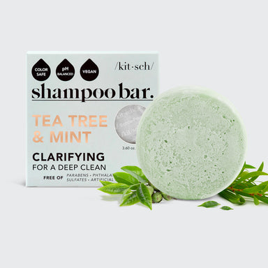  Tea Tree + Mint Clarifying Shampoo Bar by KITSCH KITSCH Perfumarie