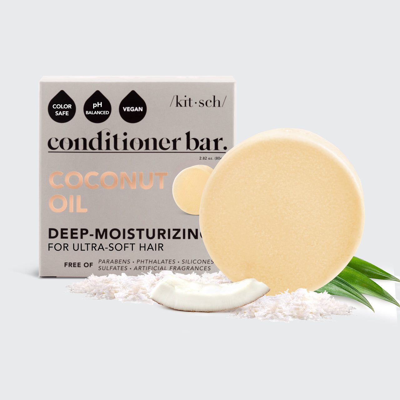  Coconut Deep Conditioning Bar/Mask for Dry Damaged Hair by KITSCH KITSCH Perfumarie