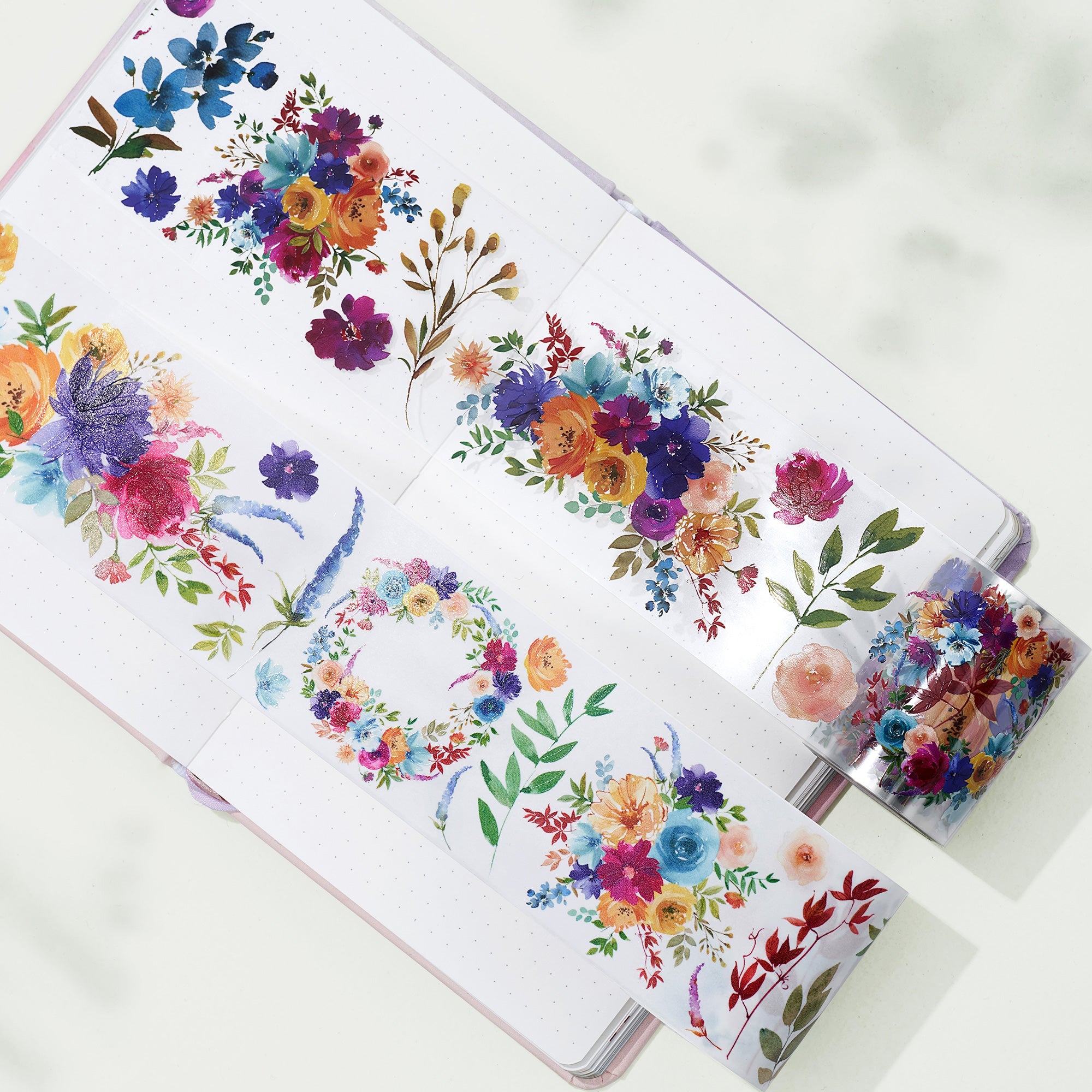  Pretty Florals Wide Washi / PET Tape by The Washi Tape Shop The Washi Tape Shop Perfumarie