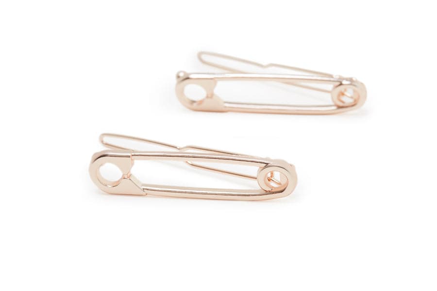  NuMe Safety Pin Hair Clip - Rose Gold by NuMe NuMe Perfumarie