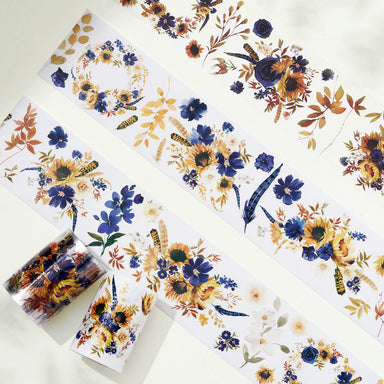  Sunflower & Navy Wide Washi / PET Tape by The Washi Tape Shop The Washi Tape Shop Perfumarie