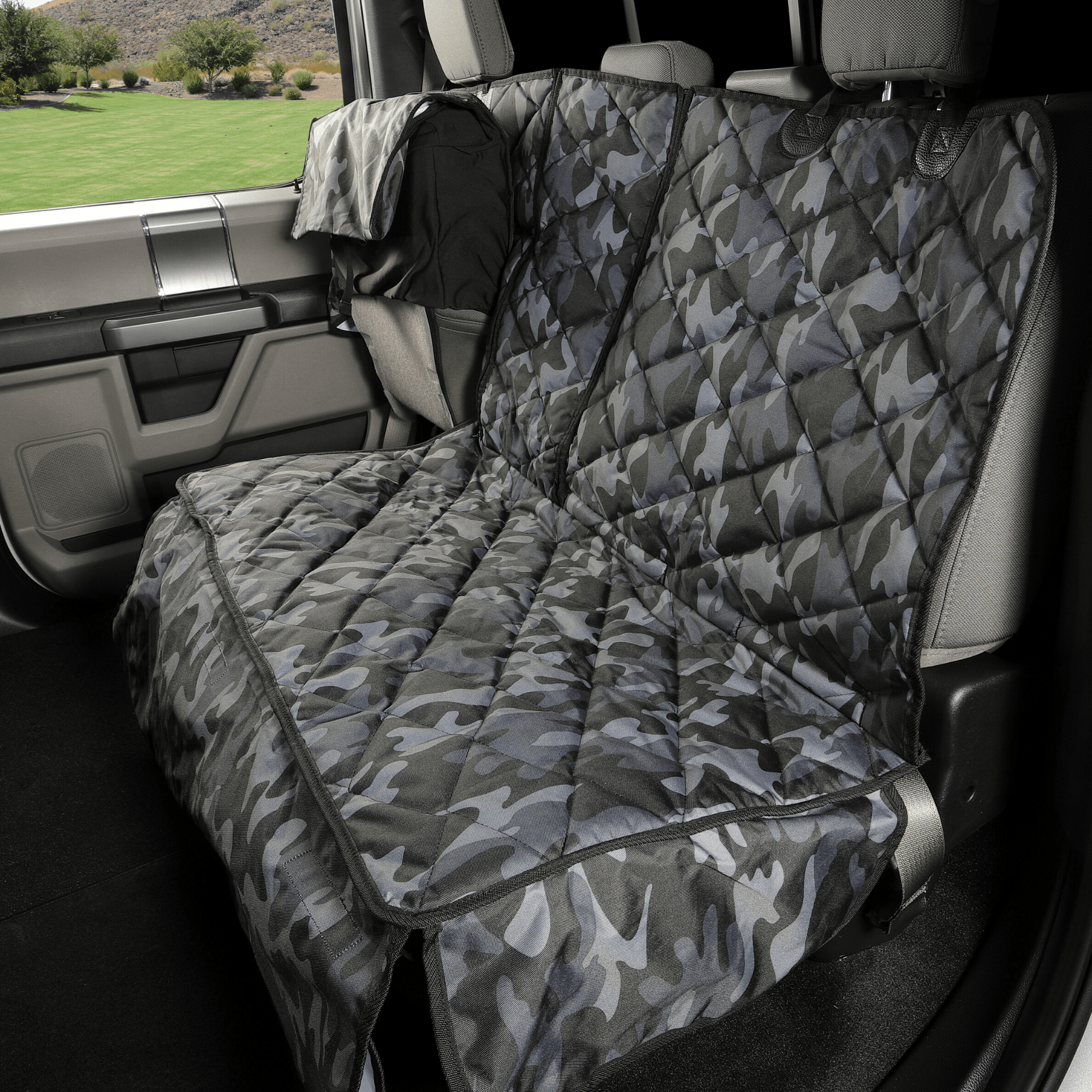  Multi-Function Crew Cab Truck Seat Cover with Hammock by 4Knines® 4Knines® Perfumarie