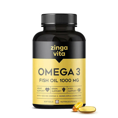  Zingavita Omega 3 Fish Oil 1000mg Softgels by Distacart Distacart Perfumarie