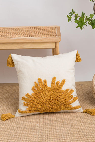  Sun Graphic Tassel Decorative Throw Pillow Case Trendsi Perfumarie