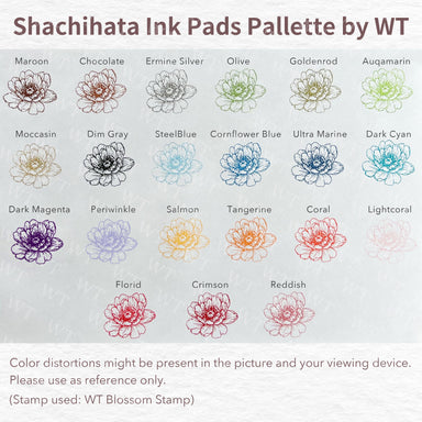  Shachihata Stamp Ink Pad Set by The Washi Tape Shop The Washi Tape Shop Perfumarie