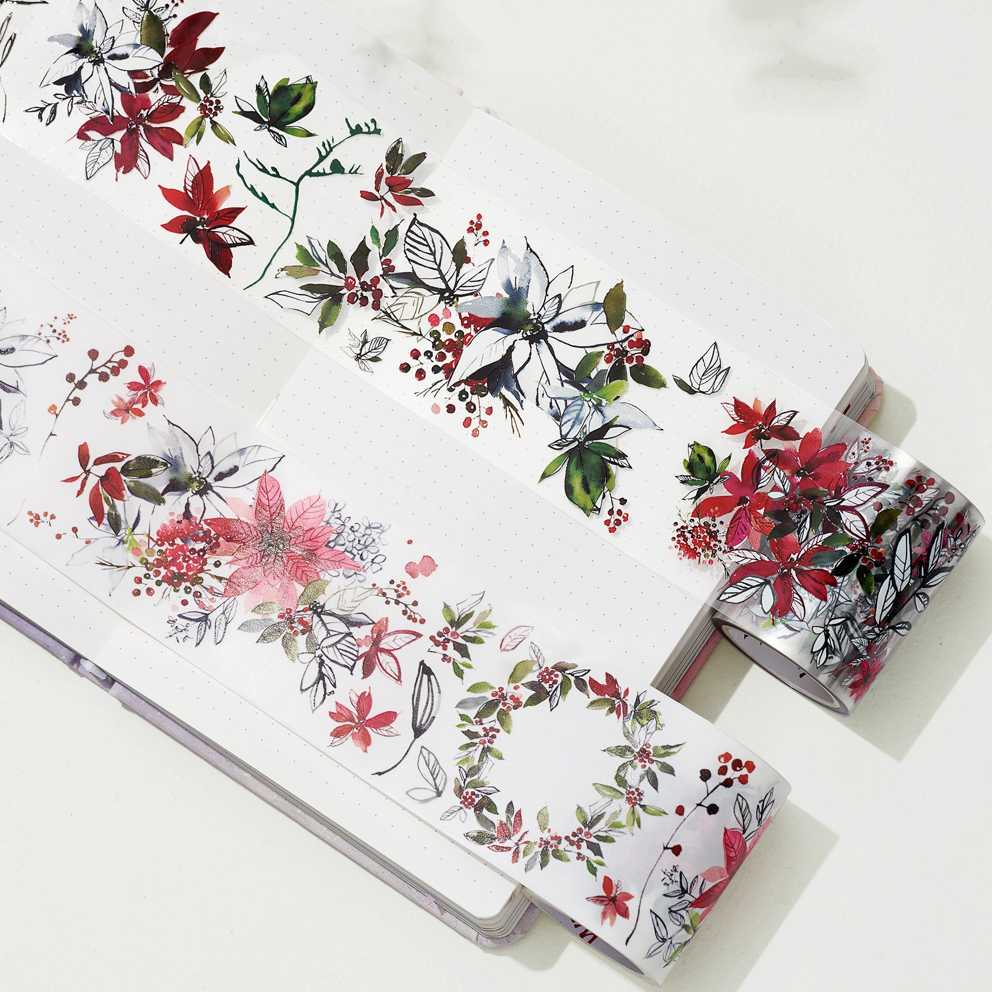  Poinsettia Wide Washi / PET Tape by The Washi Tape Shop The Washi Tape Shop Perfumarie