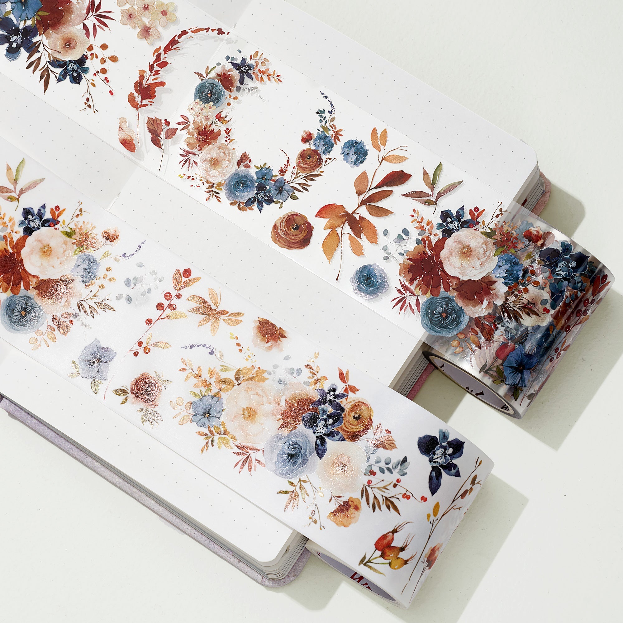  Dusty Blue & Cinnamon Wide Washi / PET Tape by The Washi Tape Shop The Washi Tape Shop Perfumarie