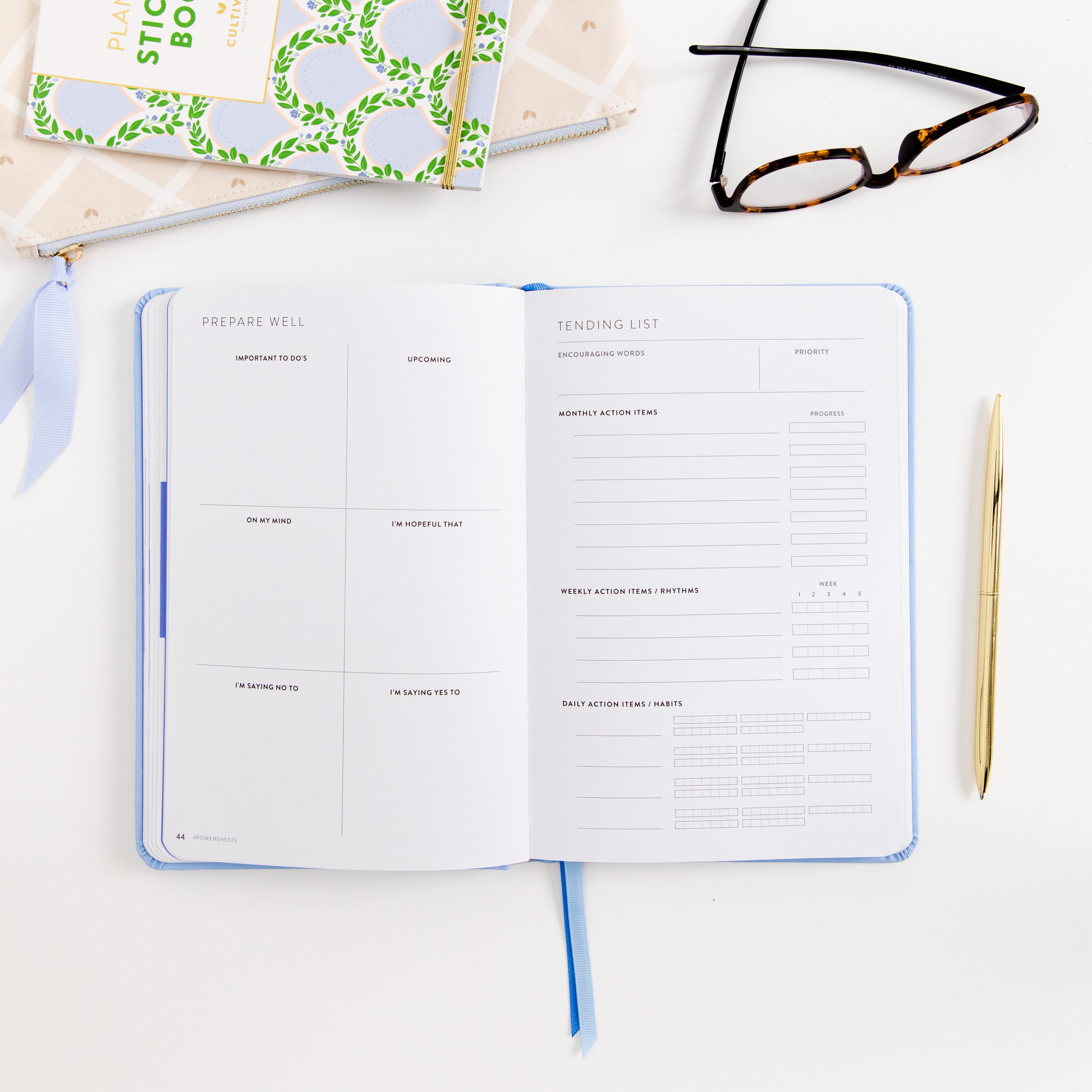  90-Day PowerSheets® Goal Planner by Cultivate Cultivate Perfumarie