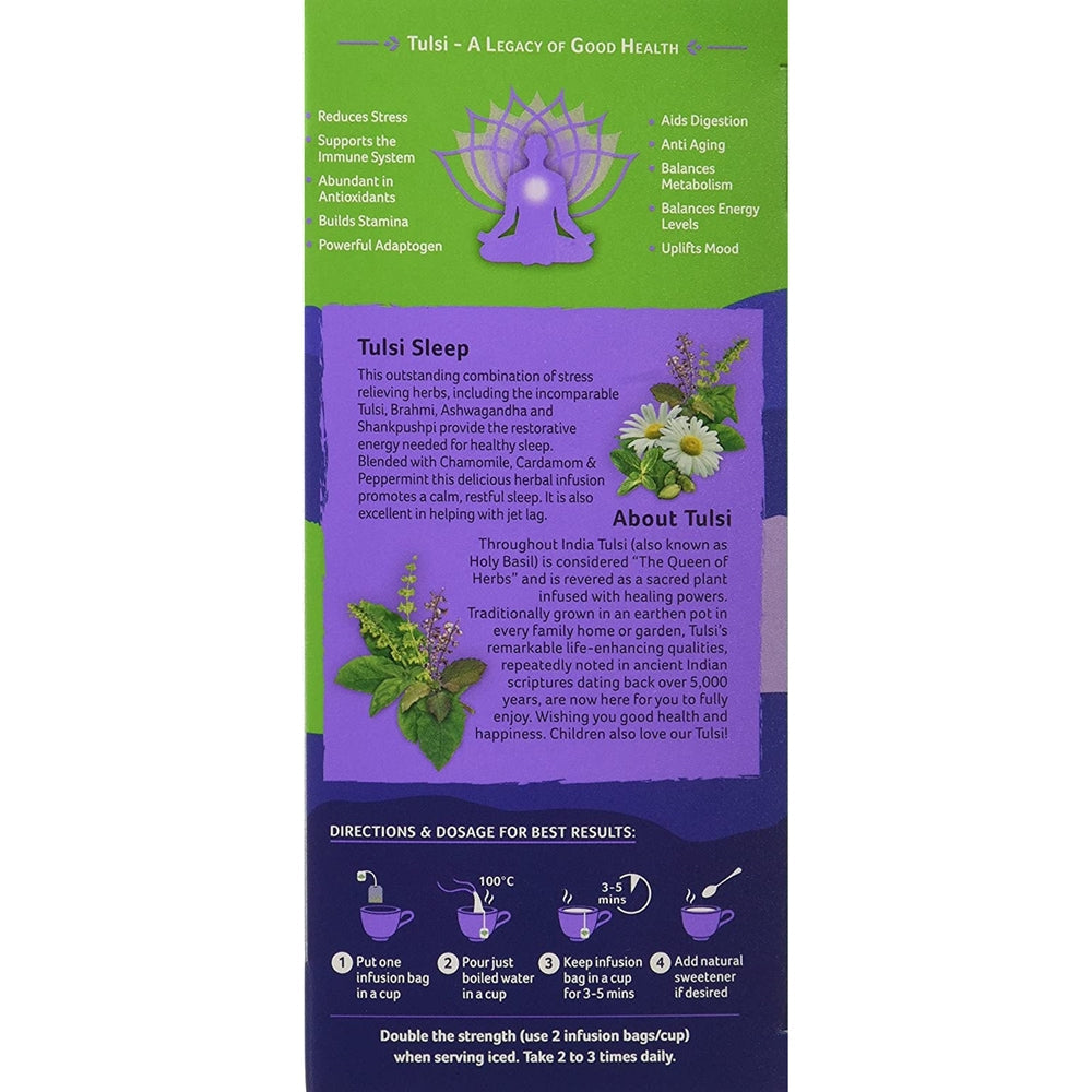  Organic India Tulsi Sleep Tea (25 Tea Bags) by Distacart Distacart Perfumarie