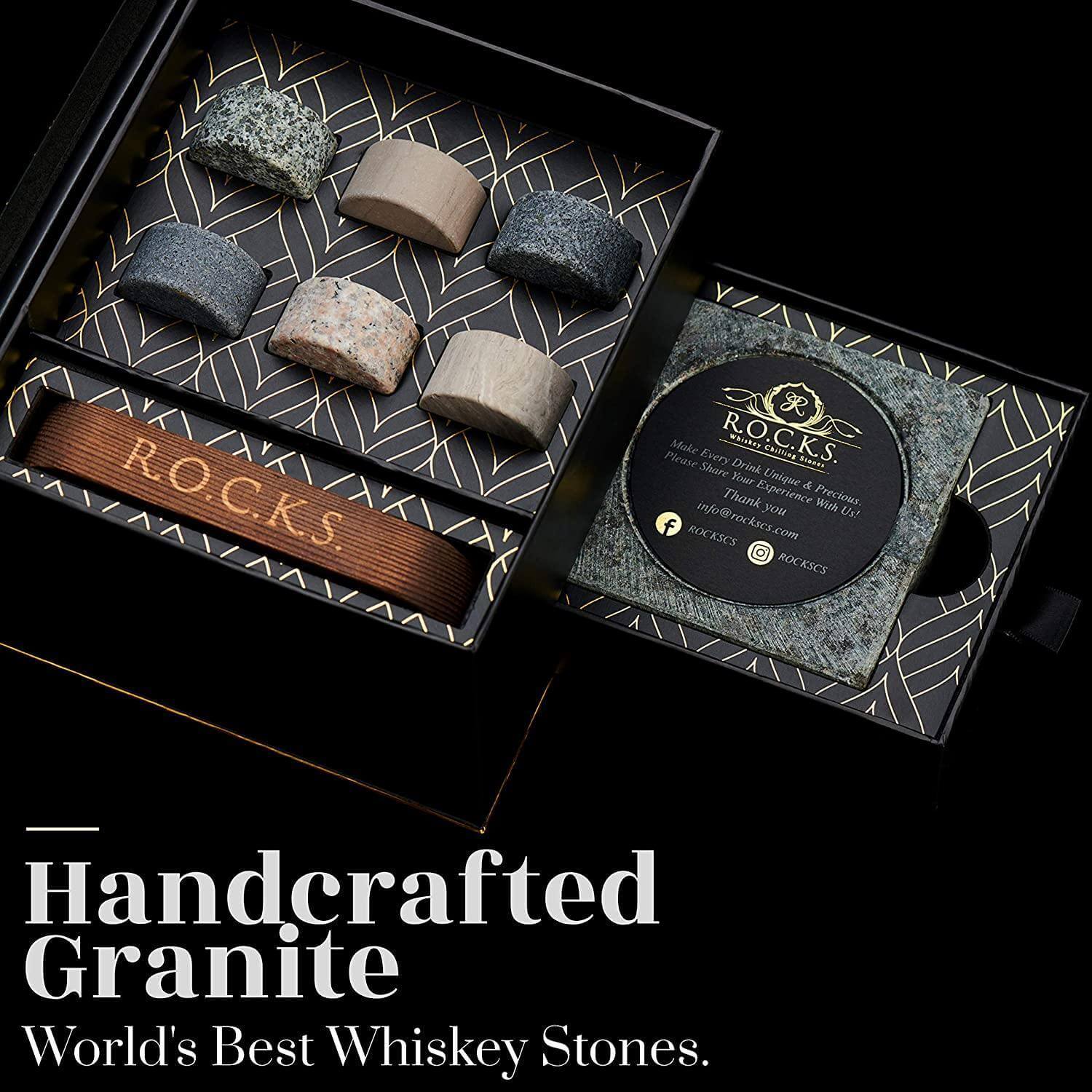  The Gentleman's Set - Cigar Aficionado by R.O.C.K.S. Whiskey Chilling Stones R.O.C.K.S. Whiskey Chilling Stones Perfumarie