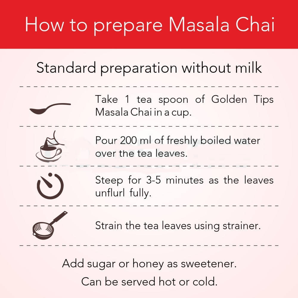  Golden Tips Masala Chai India's Authentic Spiced Tea by Distacart Distacart Perfumarie