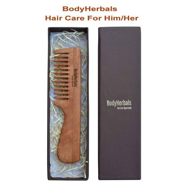  Bodyherbals Neem Wood Handle Rake Dressing Comb by Distacart Distacart Perfumarie