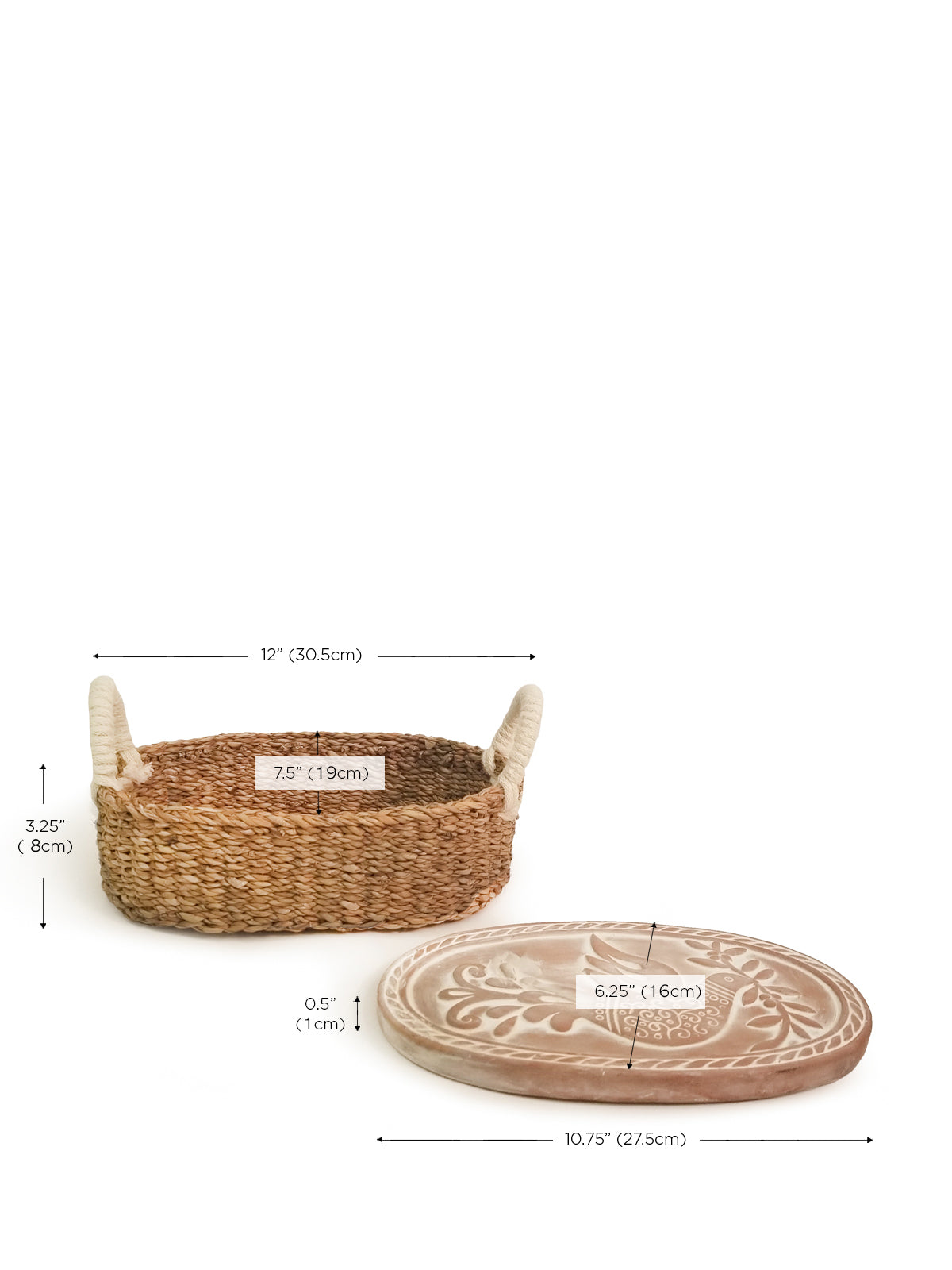  Bread Warmer & Basket - Bird Oval by KORISSA KORISSA Perfumarie