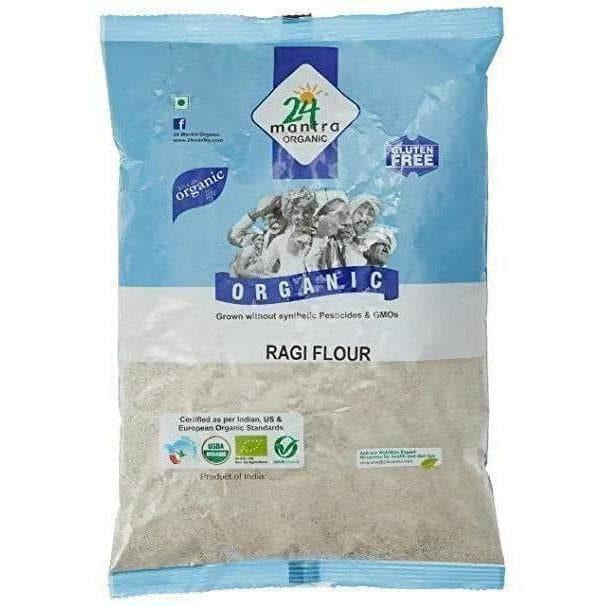  24 Mantra Organic Ragi Flour, 500g by Distacart Distacart Perfumarie