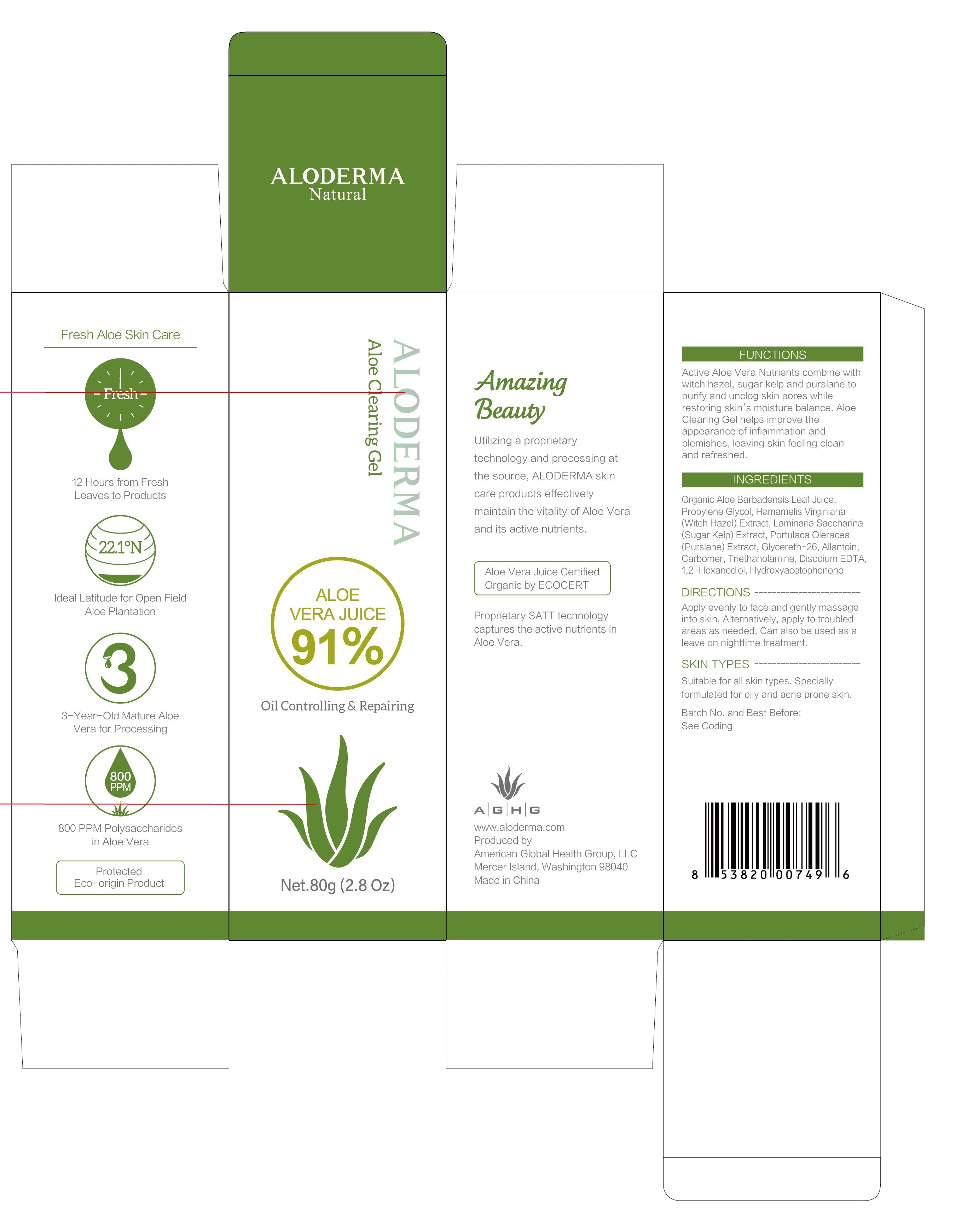  Aloe Skin Clearing Set by ALODERMA ALODERMA Perfumarie