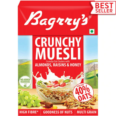  Bagrry's Crunchy Muesli - Almonds, Raisins & Honey by Distacart Distacart Perfumarie