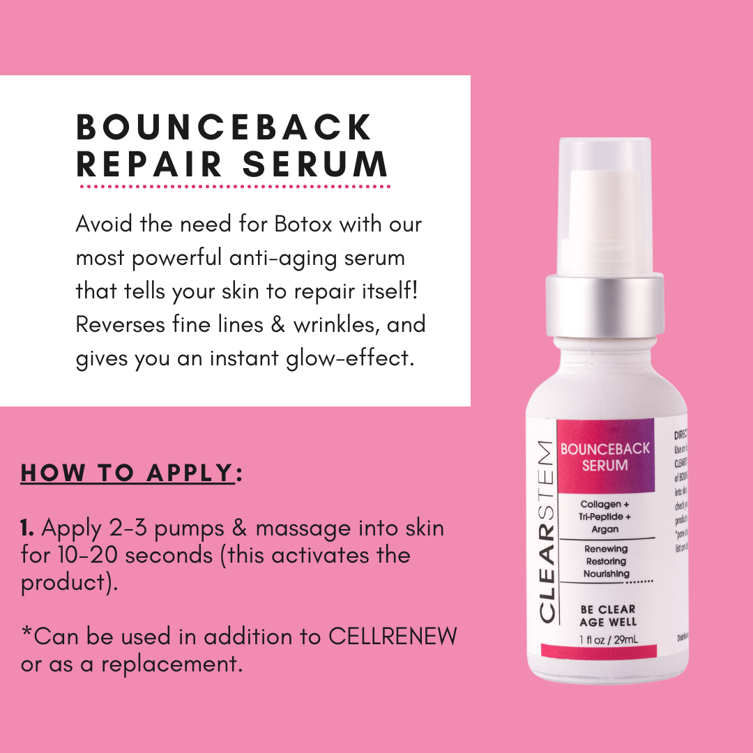  BOUNCEBACK - "No Botox Serum" by CLEARSTEM Skincare CLEARSTEM Skincare Perfumarie