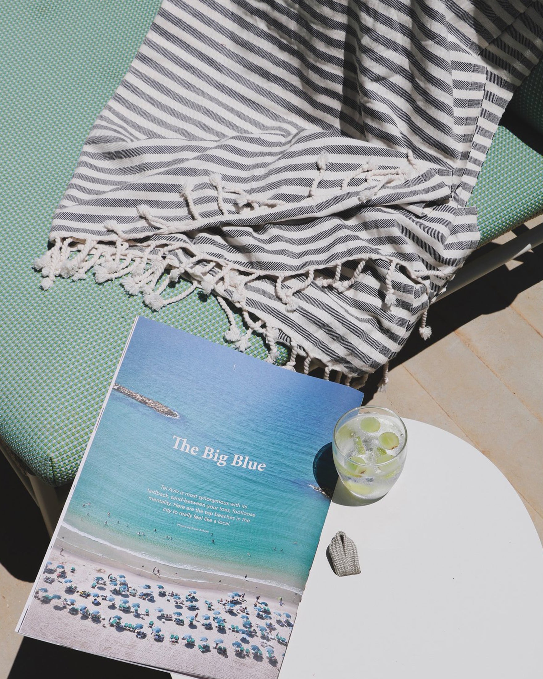  Saint-Tropez • Sand Free Beach Towel by Sunkissed Sunkissed Perfumarie