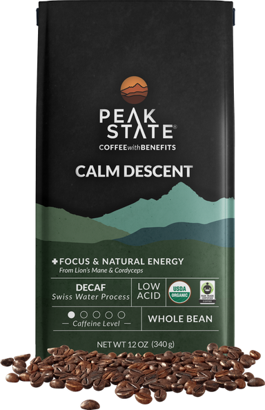  CALM DESCENT Swiss Water Process Decaf by Peak State Coffee Peak State Coffee Perfumarie