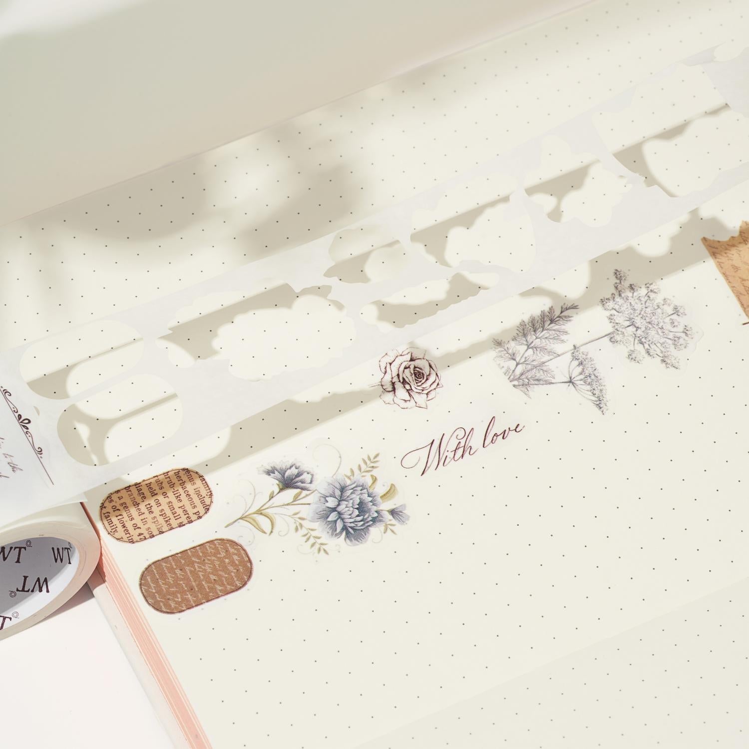  Petals & Parchment Washi Tape Sticker Set by The Washi Tape Shop The Washi Tape Shop Perfumarie