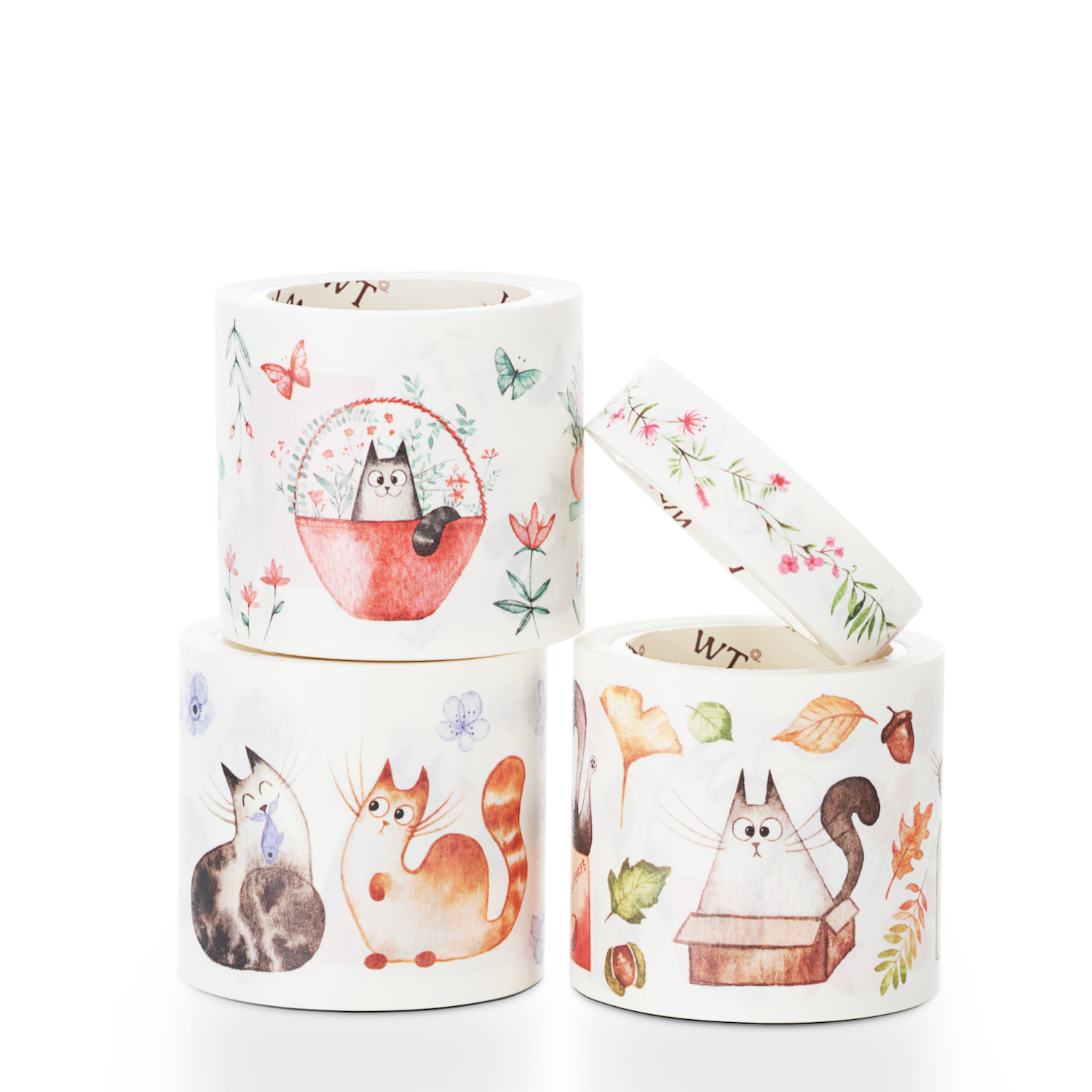  Chonky Cat Washi Tape Sticker Set by The Washi Tape Shop The Washi Tape Shop Perfumarie