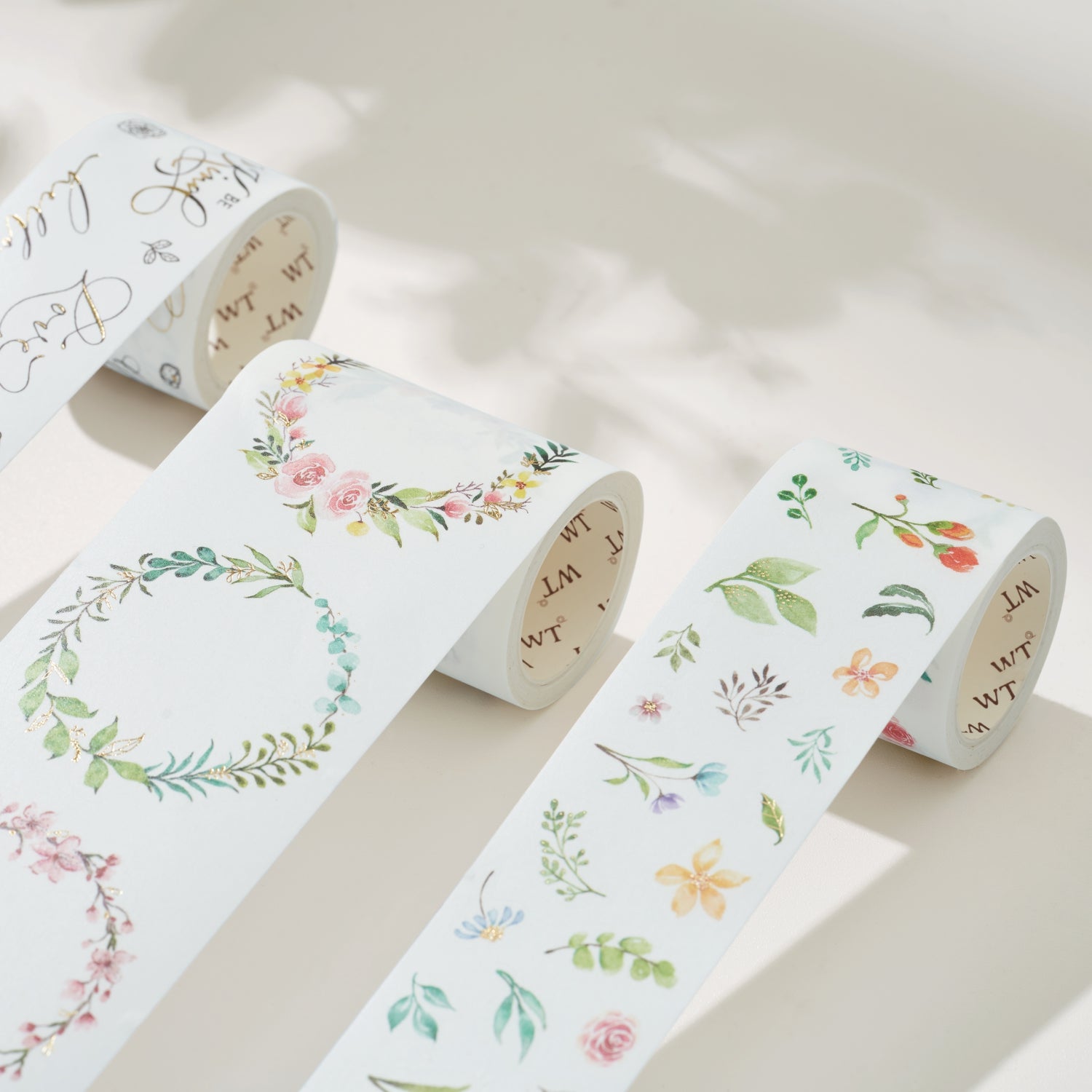  Delicate Floral Wreaths Washi Tape Sticker Set by The Washi Tape Shop The Washi Tape Shop Perfumarie