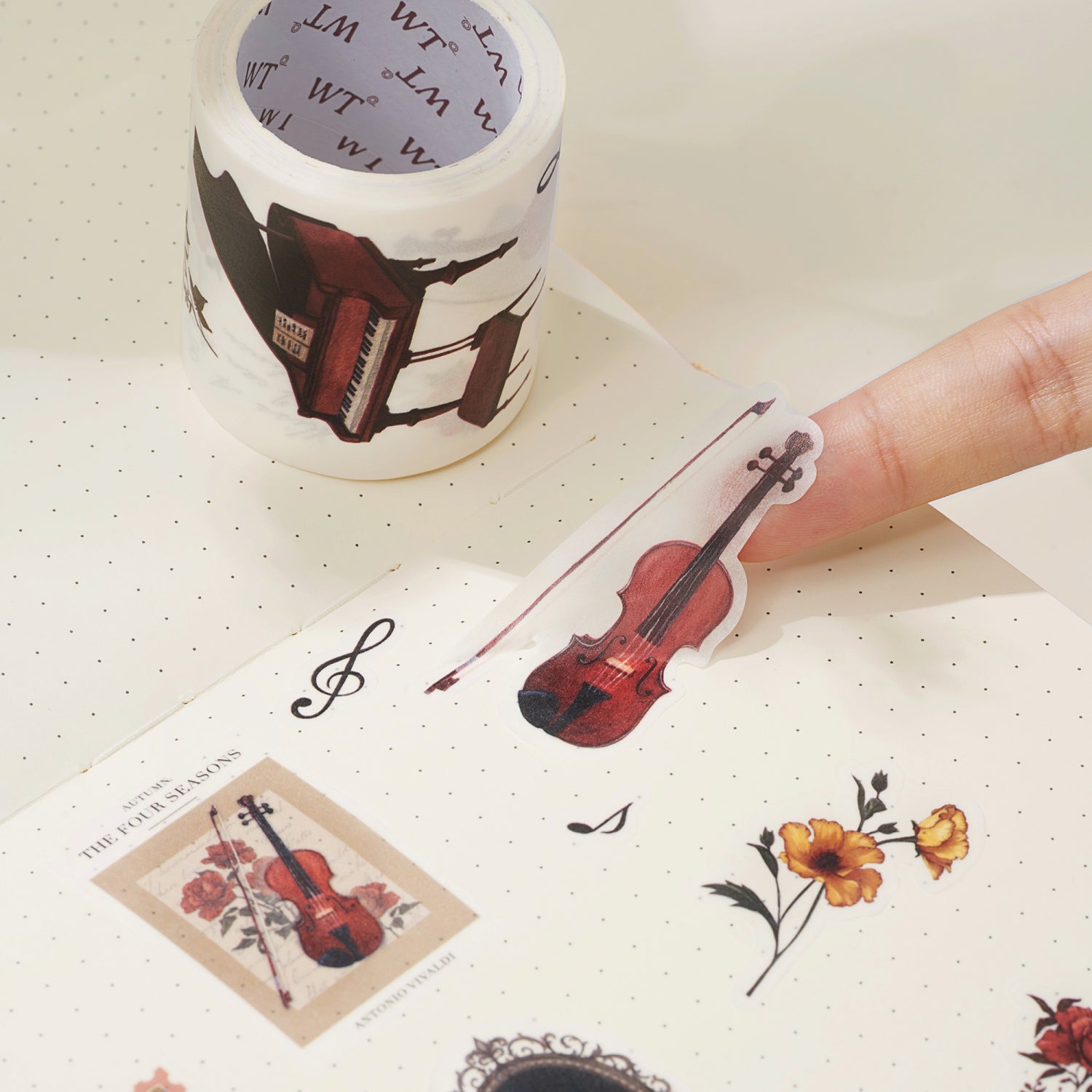  Waltz of the Flowers Washi Tape Sticker Set by The Washi Tape Shop The Washi Tape Shop Perfumarie