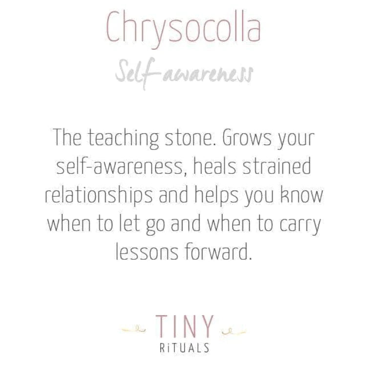  Chrysocolla Cube by Tiny Rituals Tiny Rituals Perfumarie