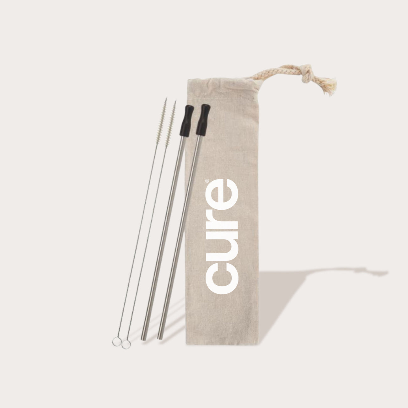  Stainless Straw Set by CURE CURE Perfumarie