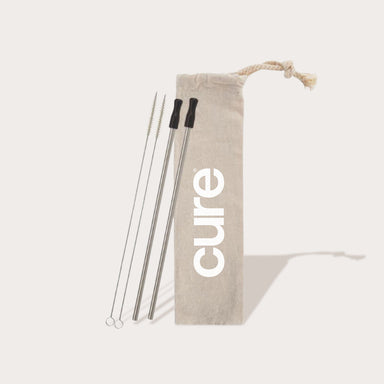  Stainless Straw Set by CURE CURE Perfumarie