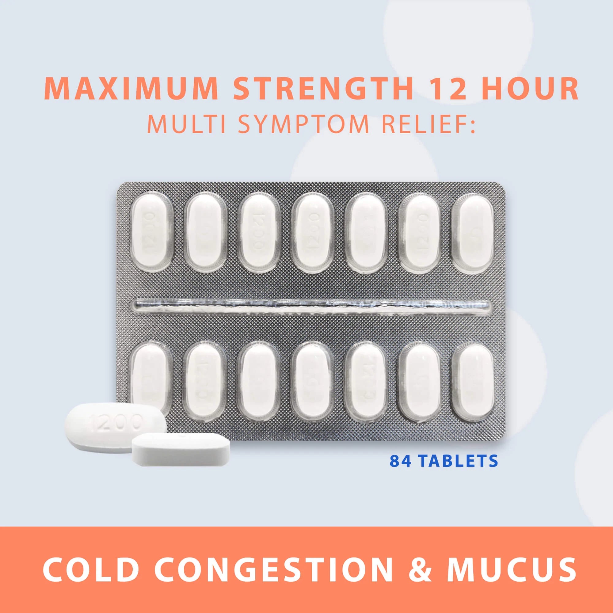  Mucus Relief Max Strength (guaifenesin 1200 mg), 84 Ct by Curist Curist Perfumarie