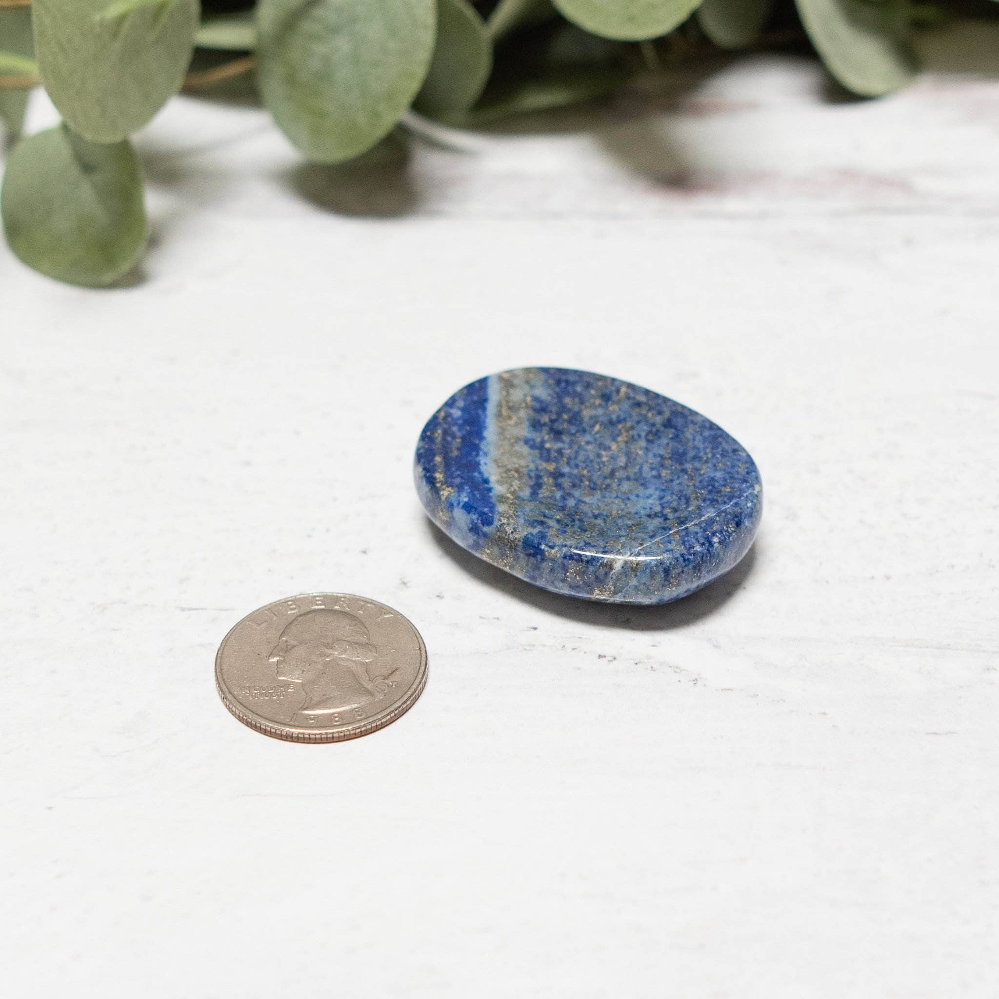  Lapis Lazuli Worry Stone by Tiny Rituals Tiny Rituals Perfumarie