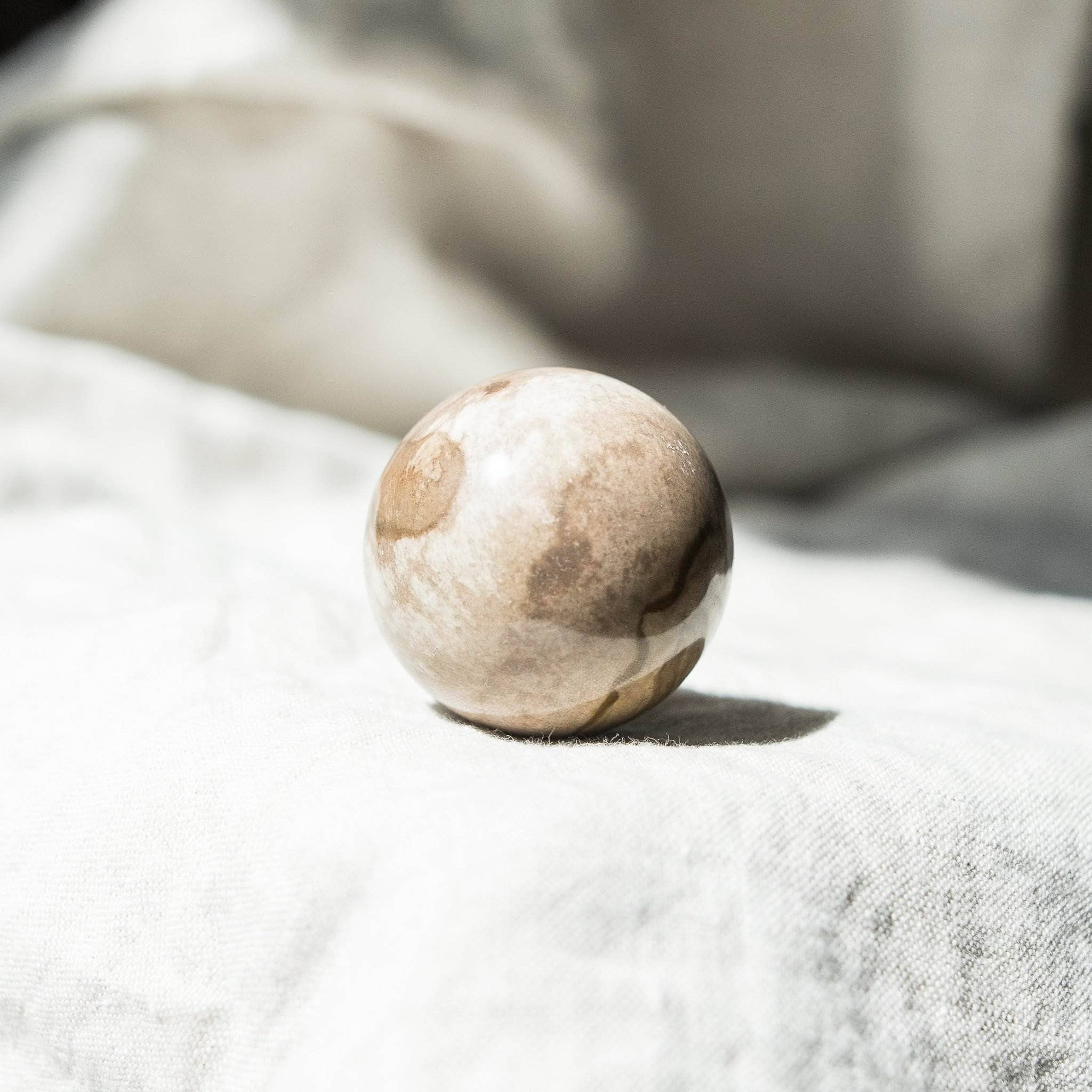  Polychrome (Desert Magic) Jasper Sphere by Tiny Rituals Tiny Rituals Perfumarie