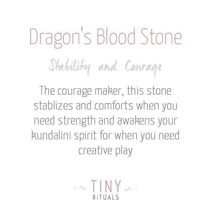  Dragon's Blood Worry Stone by Tiny Rituals Tiny Rituals Perfumarie