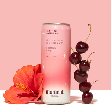  cherry hibiscus 12-pack (sparkling) by Moment | Drink Your Meditation Moment | Drink Your Meditation Perfumarie