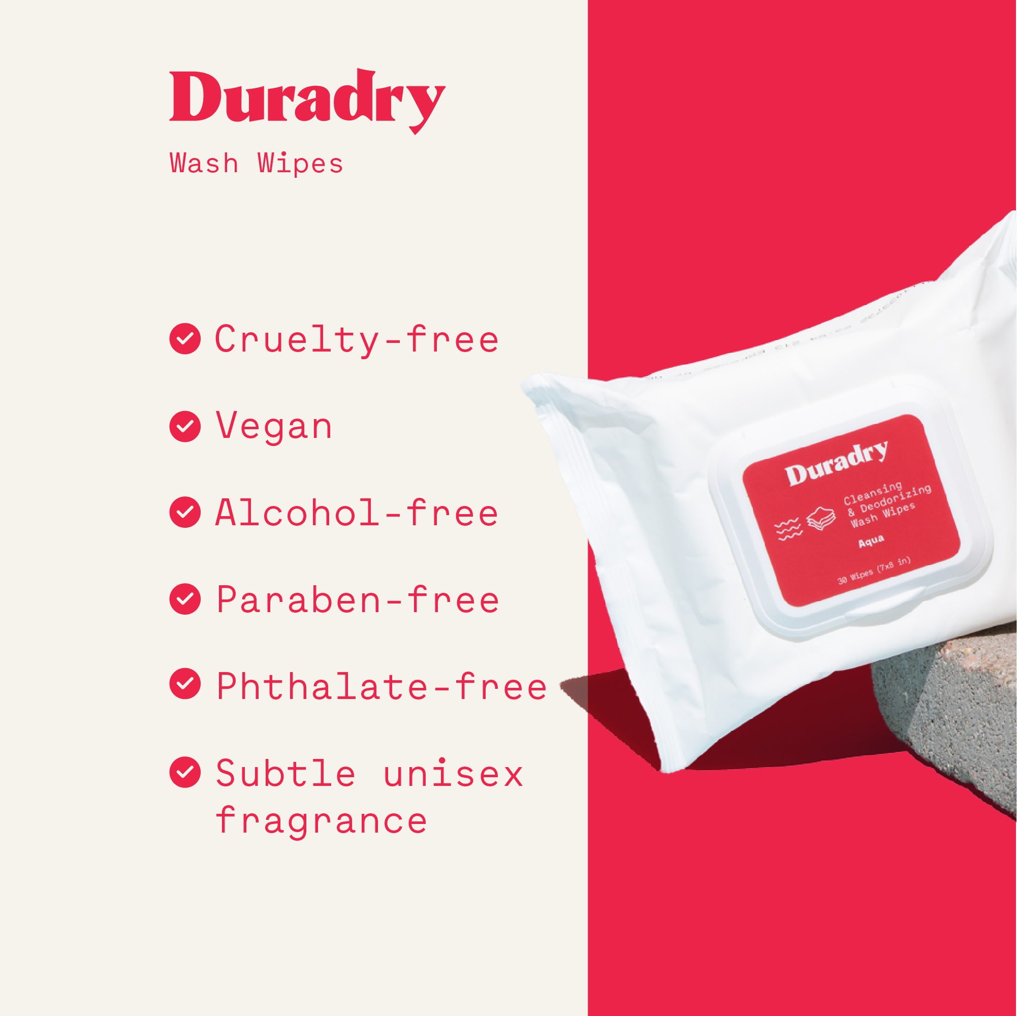  Duradry Wash Wipes by Duradry Duradry Perfumarie