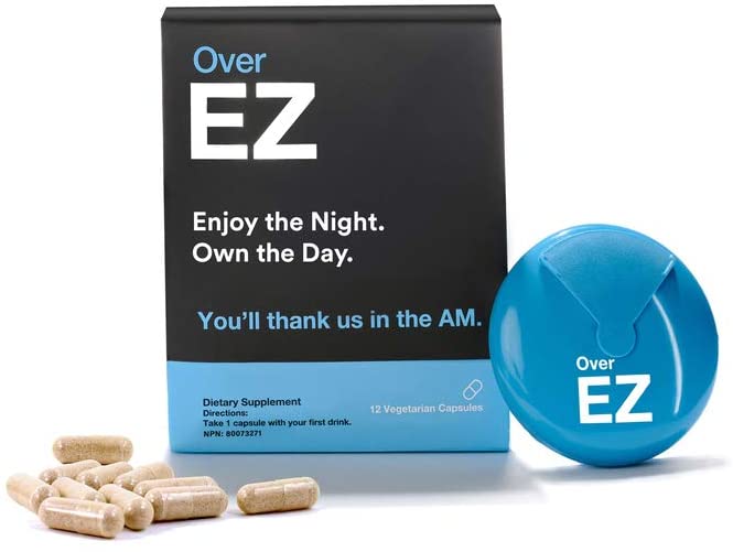  Over EZ Liver Detox Party Recovery Pill – 12 CT, Milk Thistle, Cysteine, DHM EZ Lifestyle Perfumarie