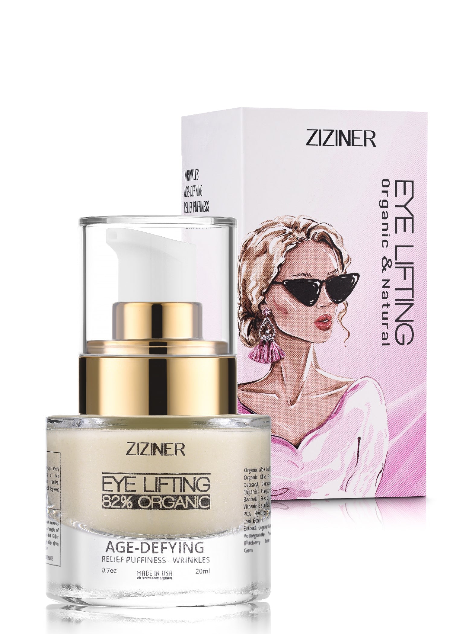  Organic Eye Lifting Ziziner Skincare shop Perfumarie