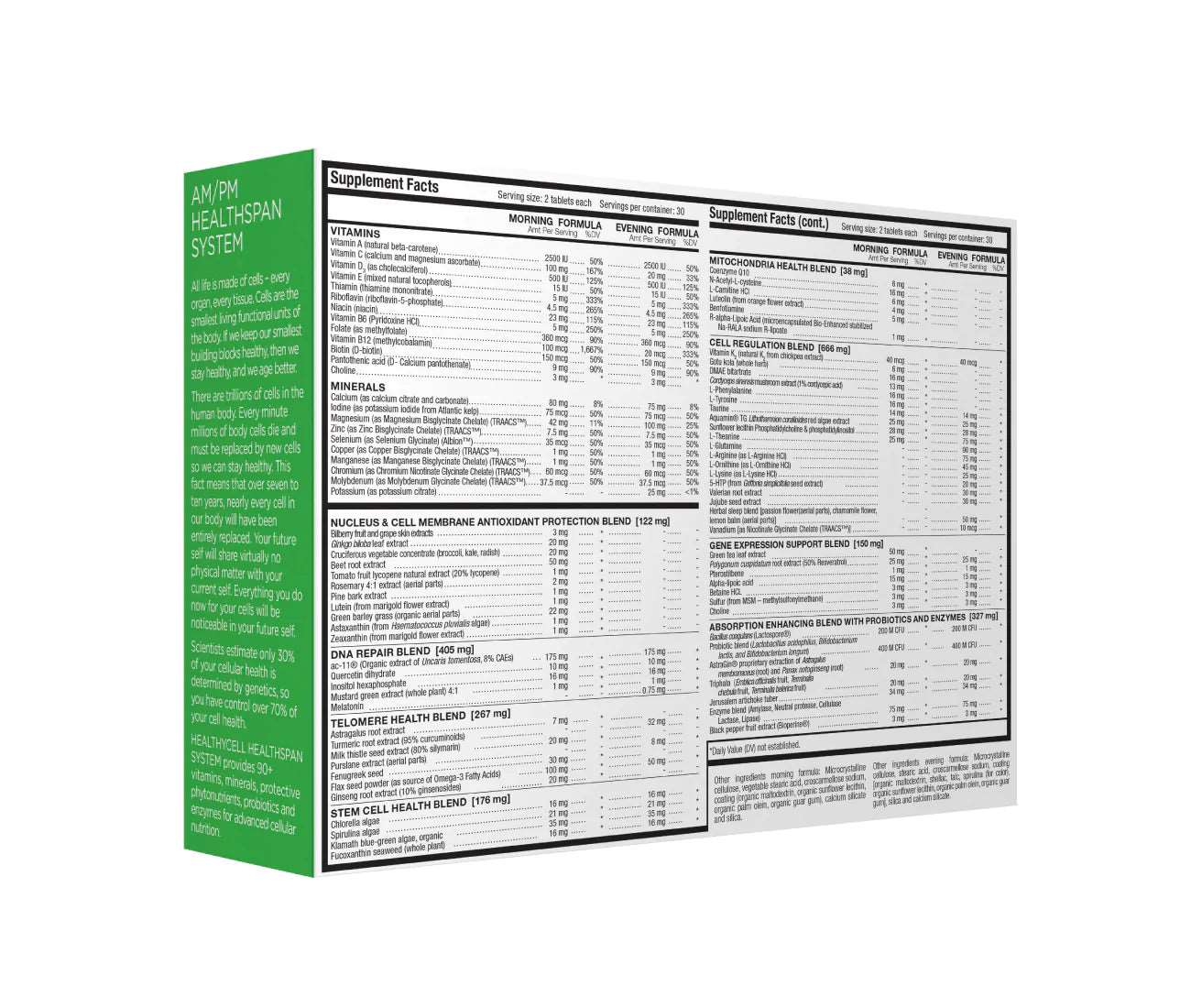  AM PM Healthspan System by Healthycell Healthycell Perfumarie