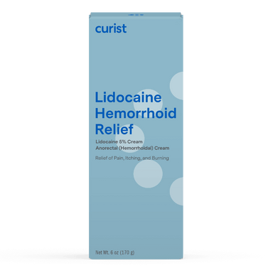  Hemorrhoid Cream with Lidocaine 5%, 6 oz Curist Perfumarie