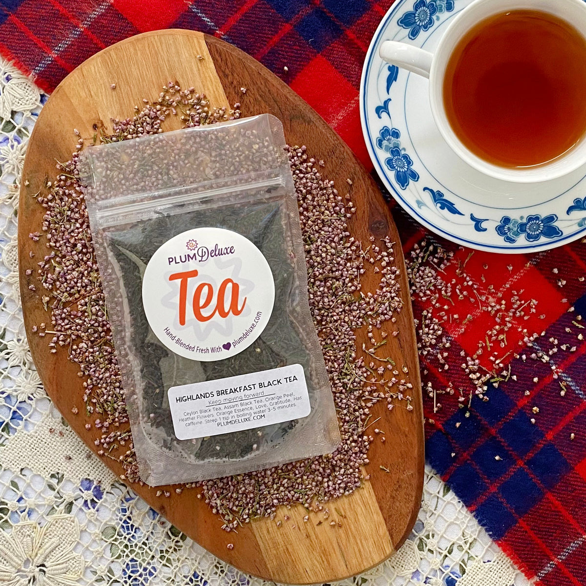  Highlands Breakfast Black Tea (English Breakfast w - Orange + Heather) by Plum Deluxe Tea Plum Deluxe Tea Perfumarie
