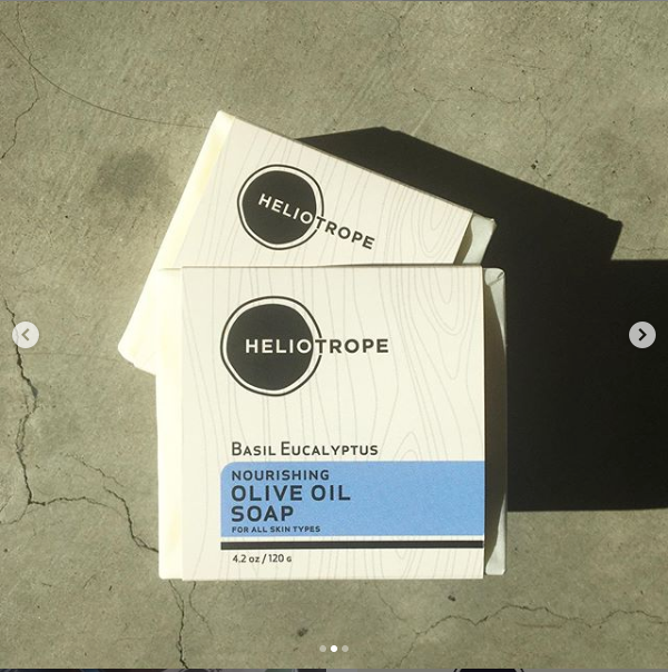  Nourishing Olive Oil Soaps by Heliotrope San Francisco Heliotrope San Francisco Perfumarie