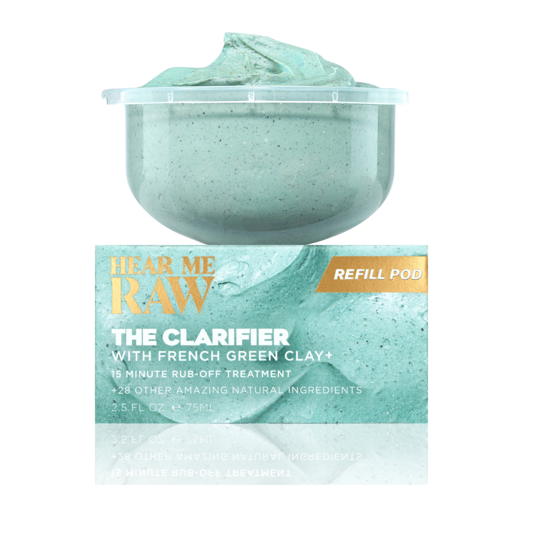  The Clarifier Refill Pod - with French Green Clay+ by Hear Me Raw Skincare Products Hear Me Raw Skincare Products Perfumarie