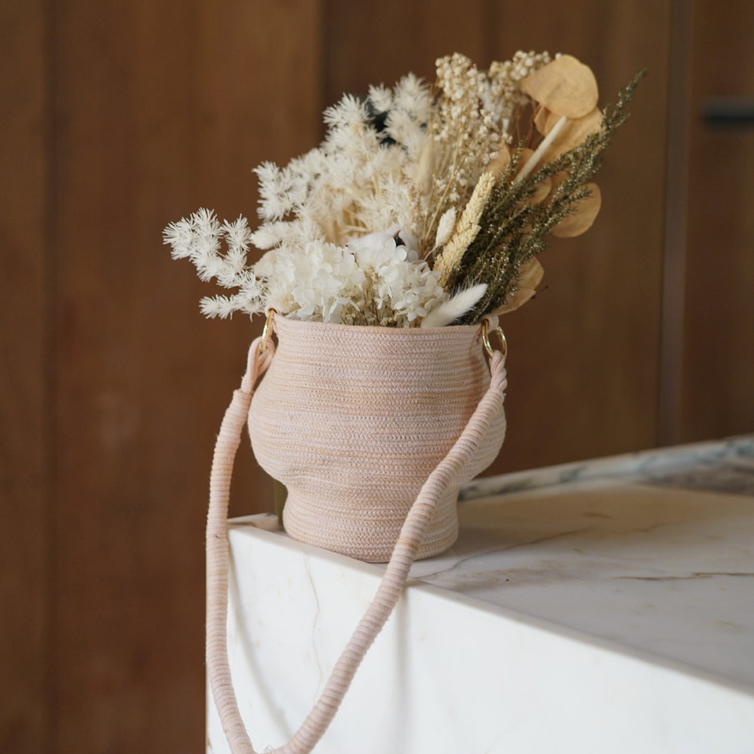  KRATER Vase Bag, in Nude Beige by BrunnaCo BrunnaCo Perfumarie