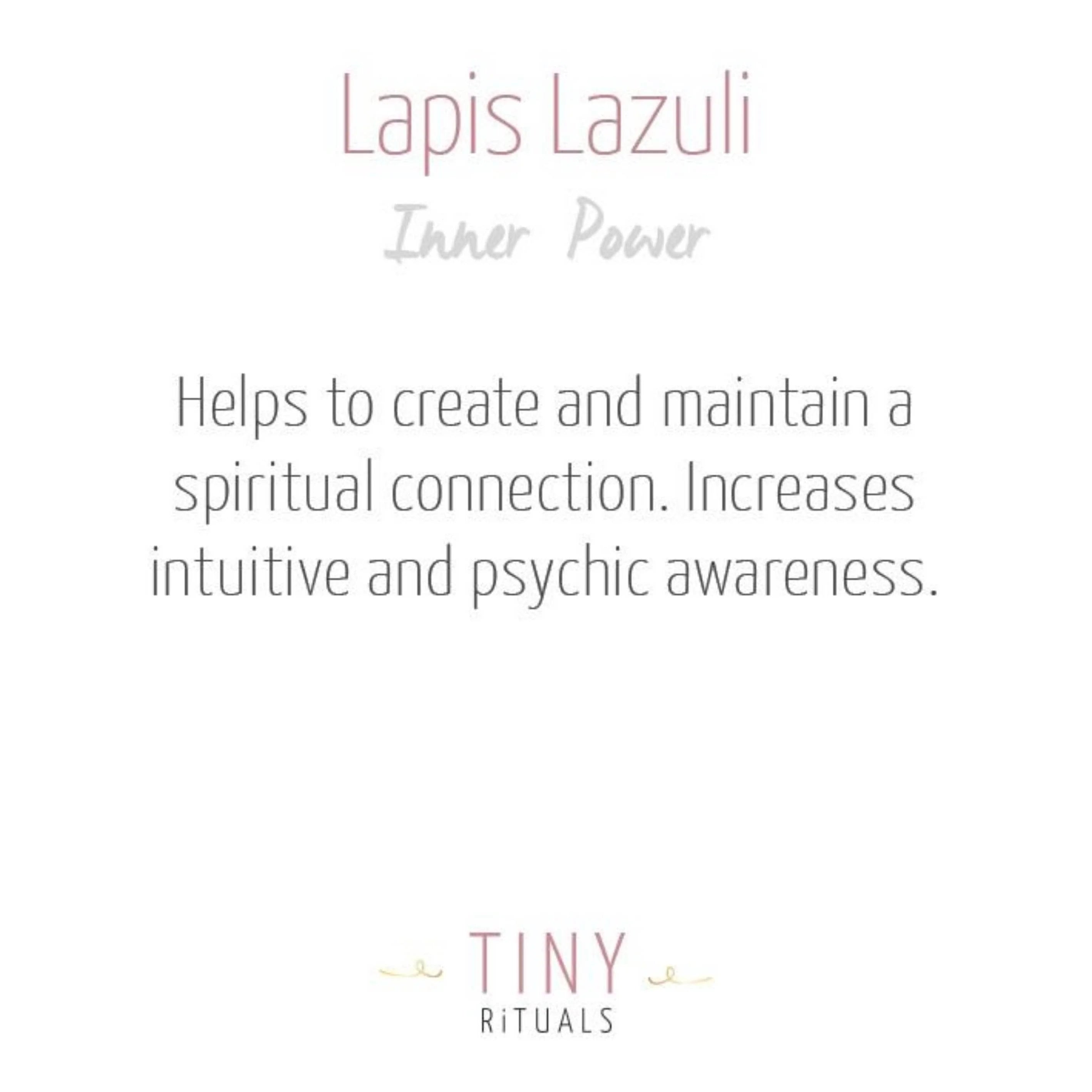  Lapis Lazuli Pyramid by Tiny Rituals Tiny Rituals Perfumarie