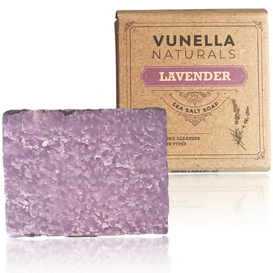  Lavender Sea Salt Soap - SALE! by Vunella Vunella Perfumarie