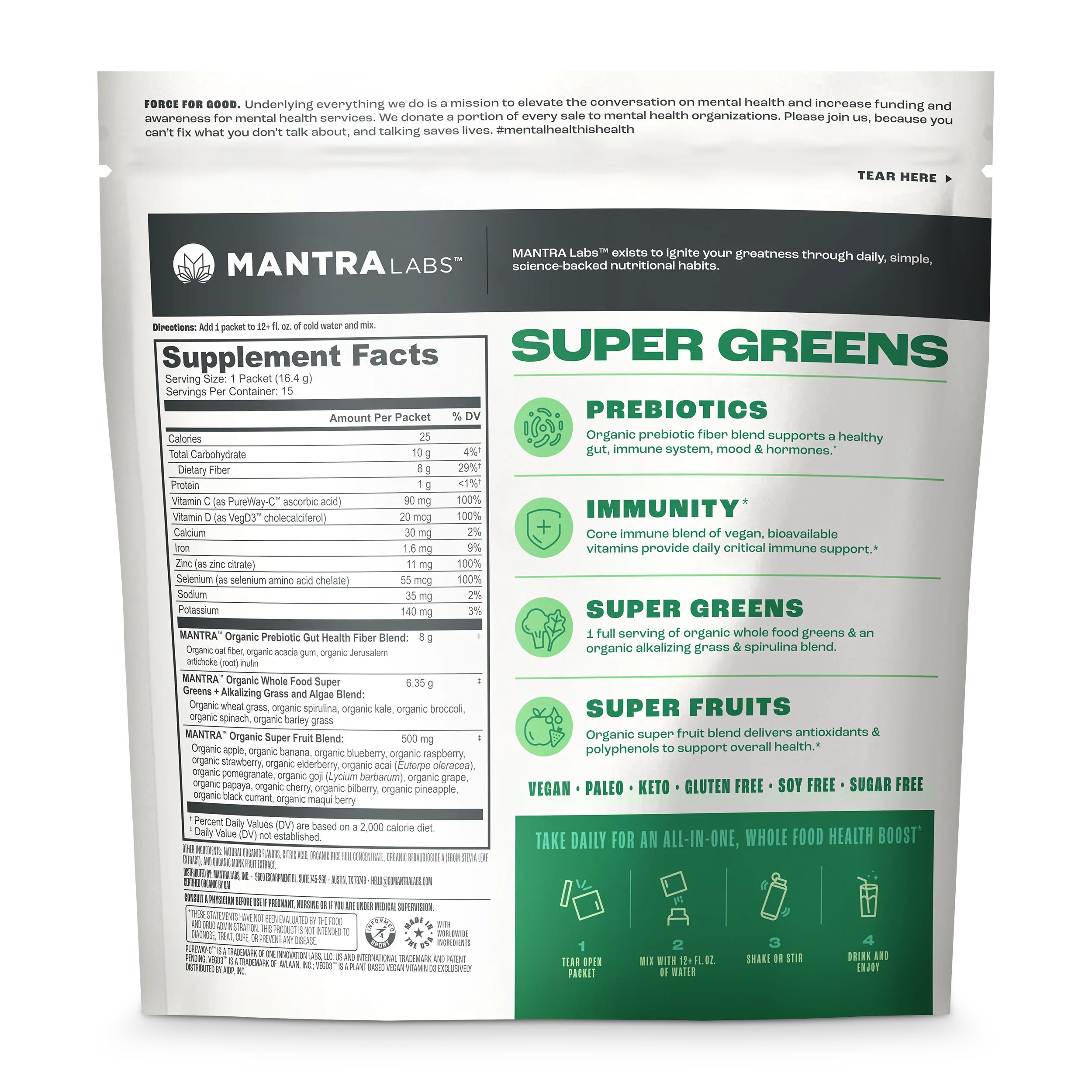  SUPER GREENS by MANTRA Labs MANTRA Labs Perfumarie