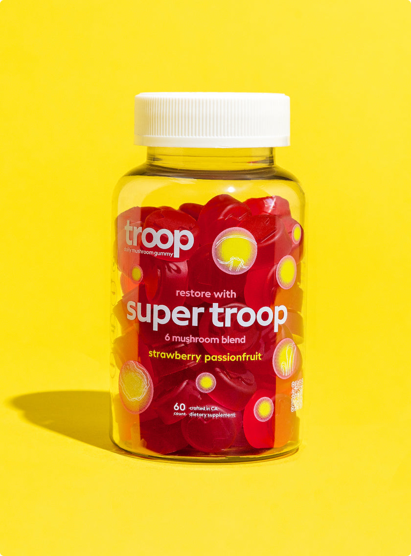  Super Troop Mushroom Blend Gummies by Troop Troop Perfumarie